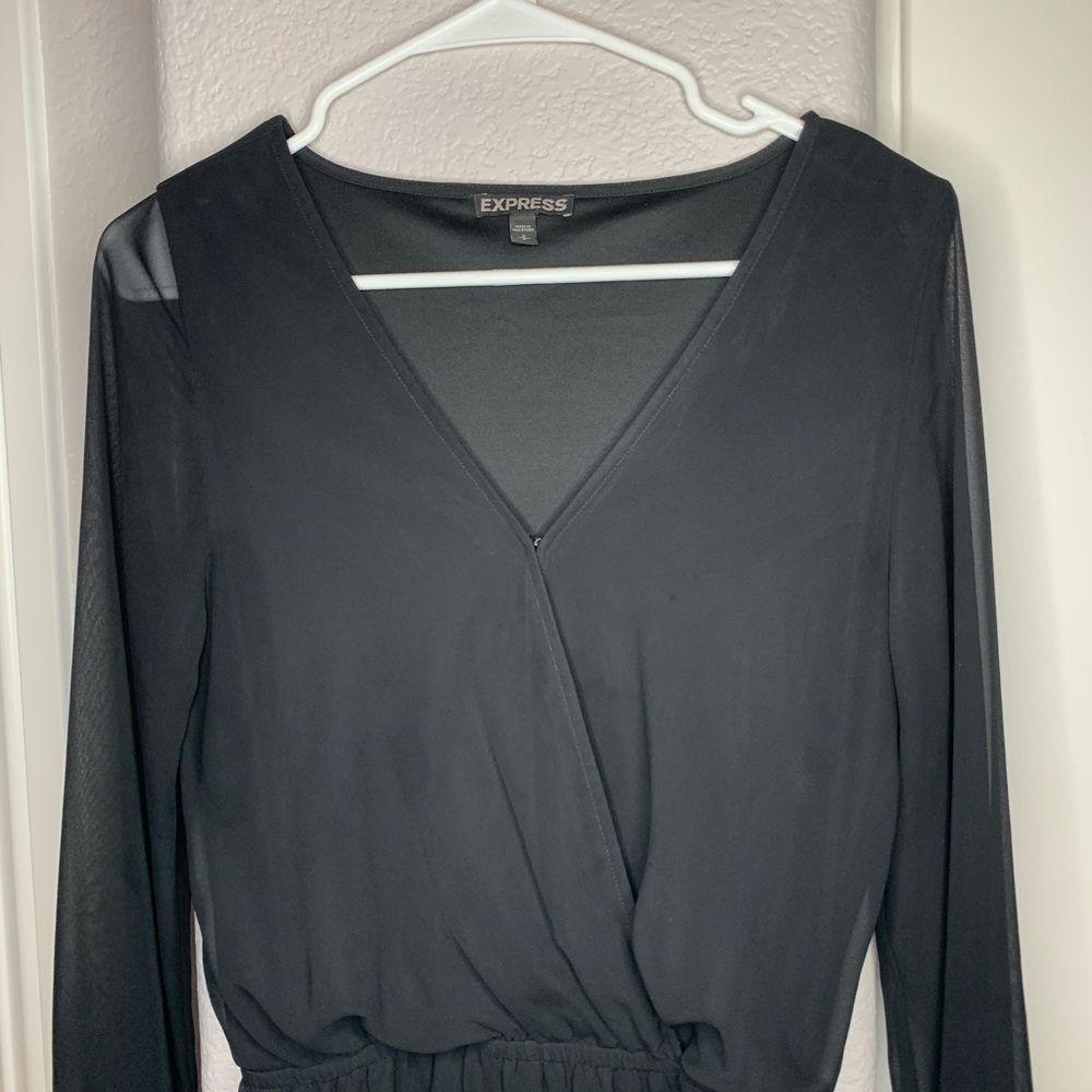 Express Sheer Romper - Picture 2 of 6